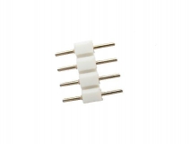 4-х контактный двухсторонний соединитель для светодиодных RGB-лент шириной 10 мм