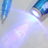 Ручка с невидимыми чернилами и ультрафиолетовым фонариком - Invisible Pen