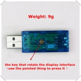 Электронный портативный OLED USB-тестер (напряжение, ток, мощность, емкость) USB2.0, 3 разряда