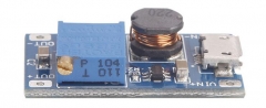Модуль DC-DC повышающий MT3608  с 2В - 24В до 5В - 28В, до 2А, вход micro USB
