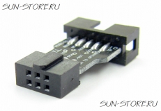 Переходник ISP10 в ISP6 для программатора AVR USBASP