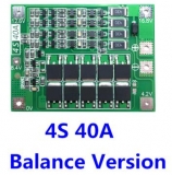 Контроллер заряда разряда PCM BMS 4S max 40A 14.4В-16.8В для 4 Li-Ion аккумуляторов с балансиром