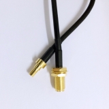 Пигтейл CRC9-SMA (female) - 15 см - кабельная сборка, кабель RG174