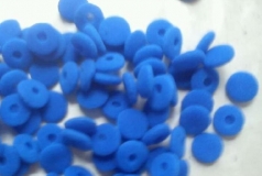 Поролоновые амбушюры для наушников 16-18мм серо-синие (пара)