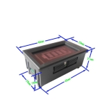 Индикатор емкости LiPo Li-ion аккумуляторов из 6 ячеек 6S 19.8В - 25.2В зеленый дисплей