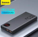 Внешний аккумулятор BASEUS Power Bank 10000мАч dual USB + PD 22.5Вт, поддержка AFC / FCP / SCP / QC3.0 / PD3.0