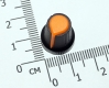Ручка из пластика оранжевая (одноместные, двухместные потенциометры, высокое качество)