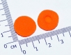 Поролоновые амбушюры для наушников 16-18мм оранжевые (пара)